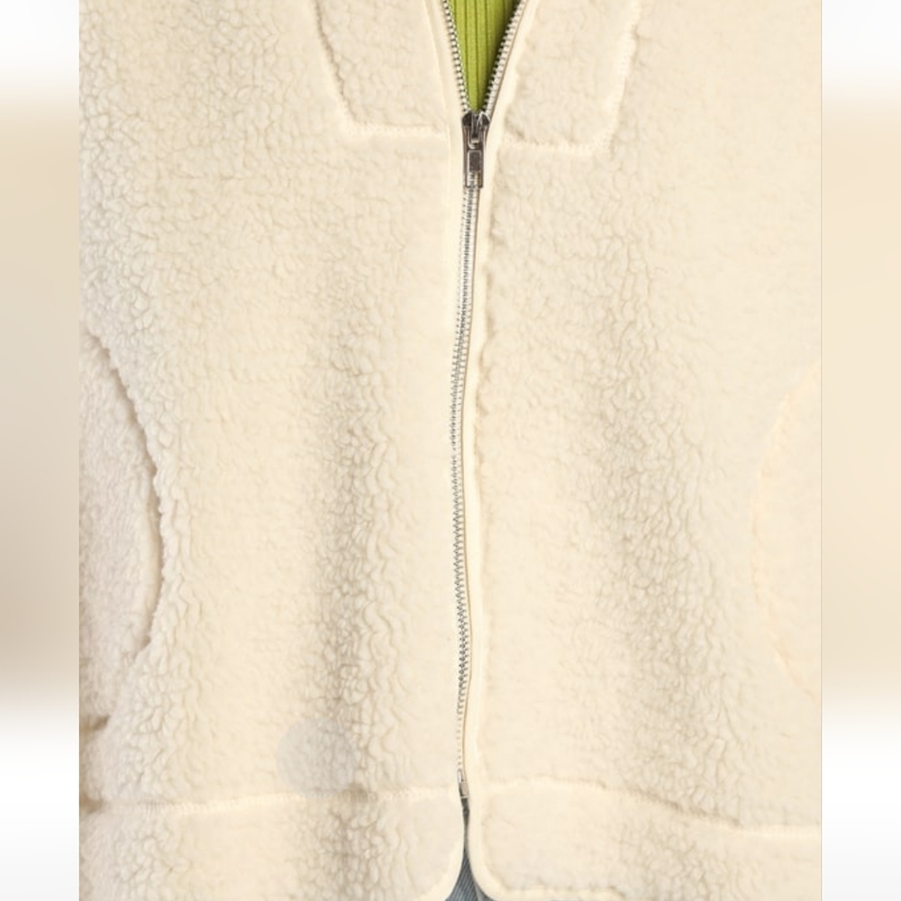 LULUS Cream Teddy Jacket - Picture 3 of 5